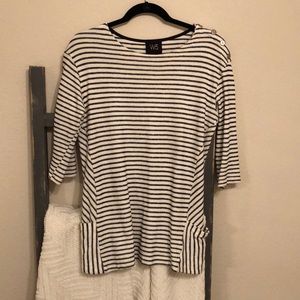 Classic stripped shirt w/ pockets